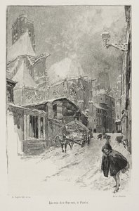 Rue des Barres, Párizs alkotó: Auguste Louis Lepère
