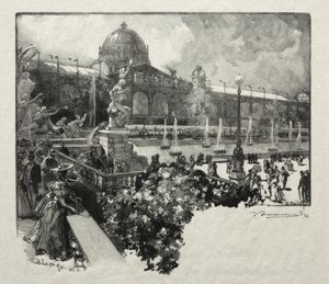A Szabad Művészetek Palotája, külső nézet alkotó: Auguste Louis Lepère
