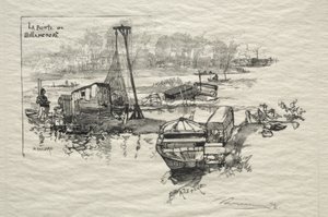 Billancourt pontja alkotó: Auguste Louis Lepère
