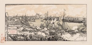 Nantes kikötője alkotó: Auguste Louis Lepère