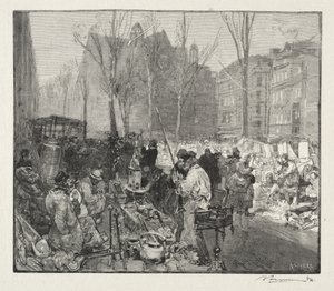 Hulladékpiac alkotó: Auguste Louis Lepère