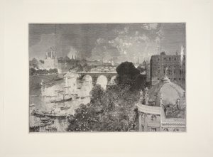 Vízi ünnepség a Szajnán, július 14. alkotó: Auguste Louis Lepère