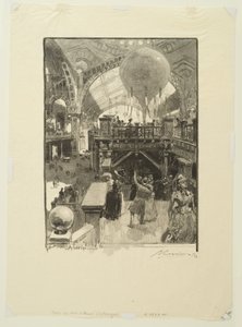 A szabad művészetek palotája: belső tér alkotó: Auguste Louis Lepère