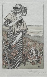 Párizsi Almanach, 1897: Ősz alkotó: Auguste Louis Lepère