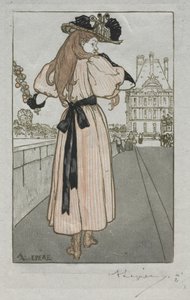 Párizsi Almanach, 1897: Tavasz alkotó: Auguste Louis Lepère