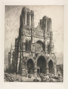 Reims katedrális alkotó: Auguste Louis Lepère