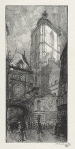 Illusztrált Rouen: A nagy óra alkotó: Auguste Louis Lepère