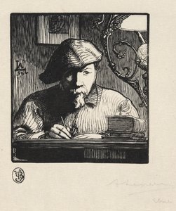 Önarckép alkotó: Auguste Louis Lepère