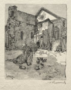 Szegény Szent Julián: A portál alkotó: Auguste Louis Lepère