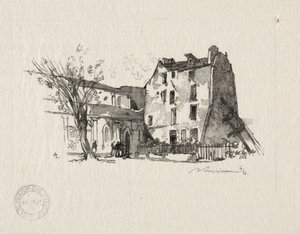 Szegény Szent Julián: A presbitérium alkotó: Auguste Louis Lepère