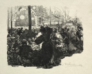 július 14., Rue de Belleville, 10 óra. alkotó: Auguste Louis Lepère