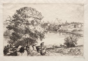 Angers: Szent Miklós-tó alkotó: Auguste Louis Lepère