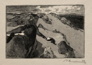 Arbonne, Gros Sablon. alkotó: Auguste Louis Lepère