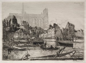 Vegetables-Amiens érkezése alkotó: Auguste Louis Lepère