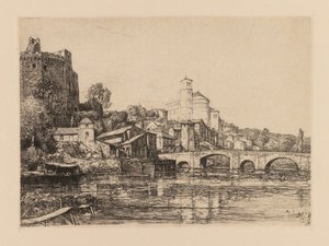 Auguste Lepère: Clisson Loire-Maritime, 1909. alkotó: Auguste Louis Lepère
