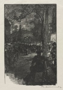 Boulevard Montmartre, este alkotó: Auguste Louis Lepère