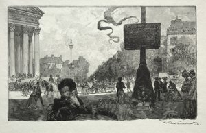 A Royal Street sarka alkotó: Auguste Louis Lepère