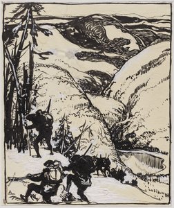 A Vogézekben alkotó: Auguste Louis Lepère