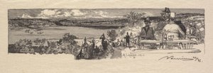 Fontainebleau-erdő: A Solle völgye alkotó: Auguste Louis Lepère