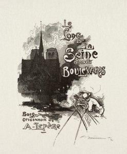 Homlokzat: A Szajna és a Boulevards mentén alkotó: Auguste Louis Lepère