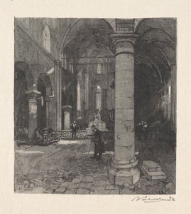 A templom belseje alkotó: Auguste Louis Lepère