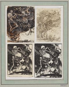 A halál és a szenvedélyek felolvadnak a földön alkotó: Auguste Louis Lepère