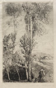 La Petite Mare, 1908. alkotó: Auguste Louis Lepère