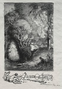 La Ravine júniusban alkotó: Auguste Louis Lepère