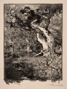 A Clovis, Plateau de Bellecroix, 1890. alkotó: Auguste Louis Lepère