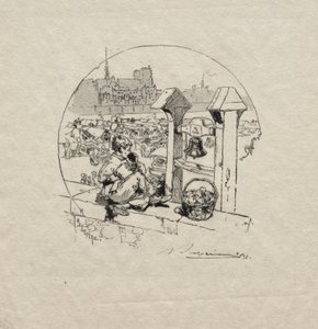 Apple Market, 2. sz. alkotó: Auguste Louis Lepère