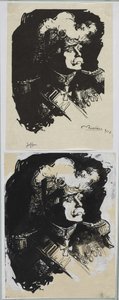 Joffre marsall, 1914. alkotó: Auguste Louis Lepère