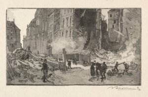 Place Gerson és Rue Restot. alkotó: Auguste Louis Lepère