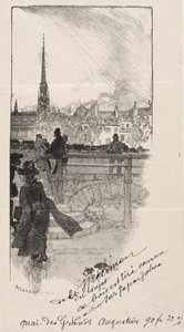 Quai des Grands Augustins alkotó: Auguste Louis Lepère