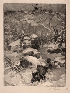 Roche Cuvier Chatillon alkotó: Auguste Louis Lepère