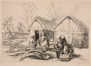 A favágó háza (Vendée) alkotó: Auguste Louis Lepère