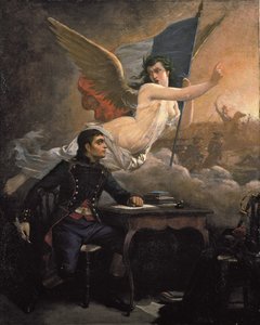 Rouget de Lisle a Marseillaise-t komponálja, c. 1875. alkotó: Auguste Pinelli