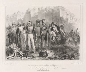 1831-es album: Meg akarom ölni Polignac egyik katonáját. Nem kímélték a gyerekemet (történelmi) alkotó: Auguste Raffet