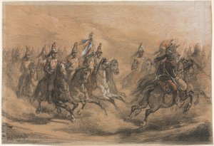Lovassági roham, c. 1840.