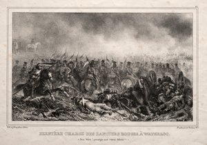 A Red Lancers utolsó támadása Waterlooban.