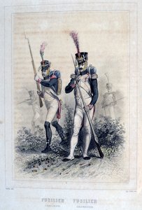 Fusilier Grenadier és Fusilier Chasseurs, 1859.