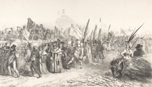 The Grand Review of the Juste-Milieu Passing La Caricature, 1832. október 30. Gran..., 1832. október