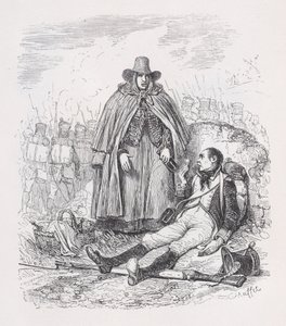 A Vivandière Béranger teljes műveiből, 1836. alkotó: Auguste Raffet