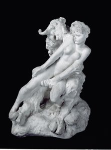 Faun és nimfa, 1886 körül (gipsz) alkotó: Auguste Rodin