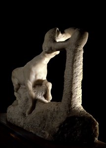 La centauresse márványszobra Auguste Rodintól (1840-1917) 20. századi Párizs, Musee Rodin. alkotó: Auguste Rodin