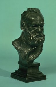 Victor Hugo (1802-85) portréfeje (bronz)