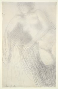 Fekvő női akt alkotó: Auguste Rodin