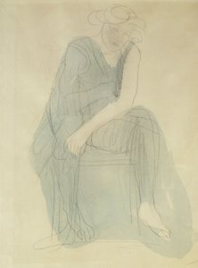 Ülő Nő; Femme Assise, alkotó: Auguste Rodin