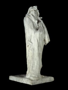 Honore de Balzac francia író (1799-1850). Auguste Rodin (1840-1917) gipszszobra 1898 Párizs, Musee d