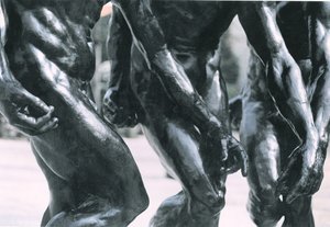 A három árnyalat, a törzs és a karok részlete, 1881 bronz részlete 108012