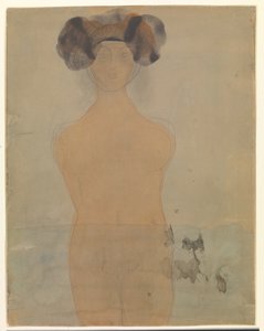 Vízben álló nő alkotó: Auguste Rodin